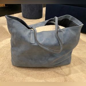 Saks Fifth Avenue Faux Suede Tote